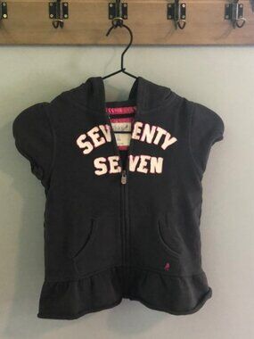 77kids AEO hooded sweatshirt gray size 5